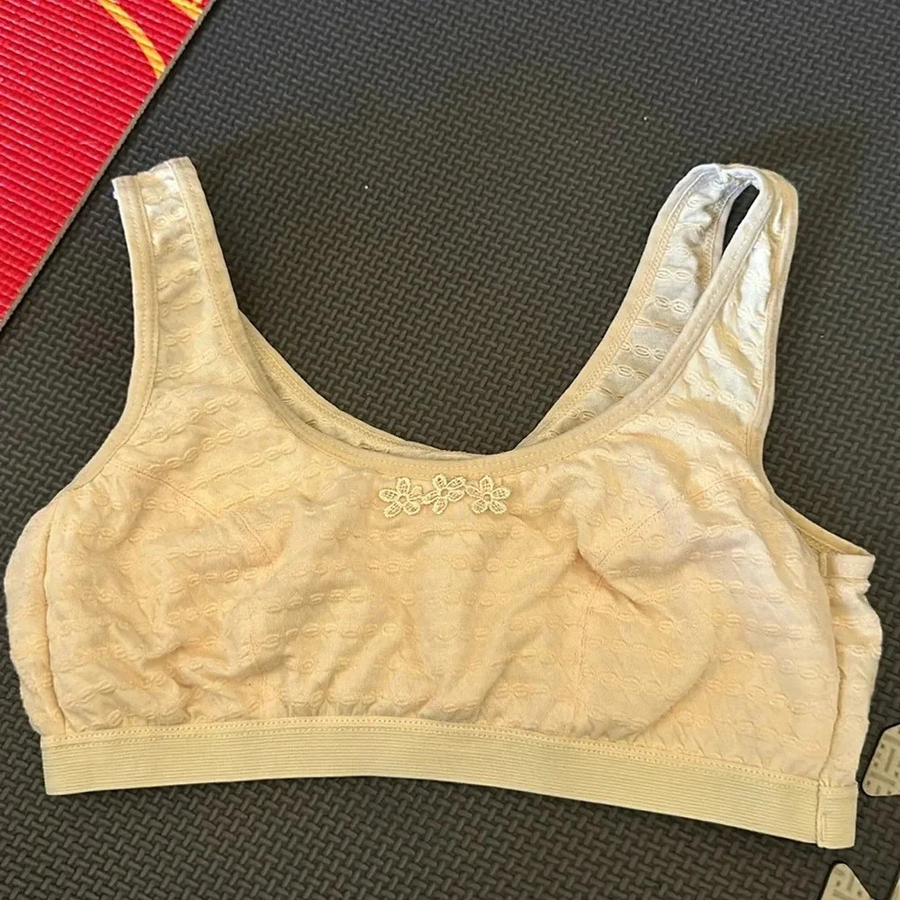 Young Underwear Yellow Girls Training Bra - Size XXL 11 inches PTP